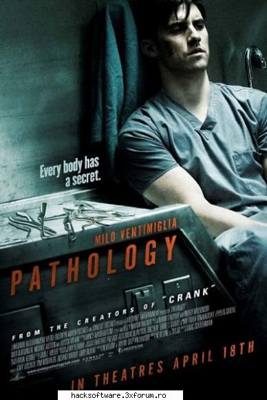 pathology ... gen: crima, film:
ted gray (milo proaspat absolvent al scolii de medicina harvard, un