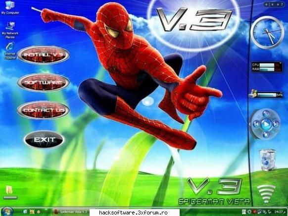 spiderman vista v.3 reloaded sau: