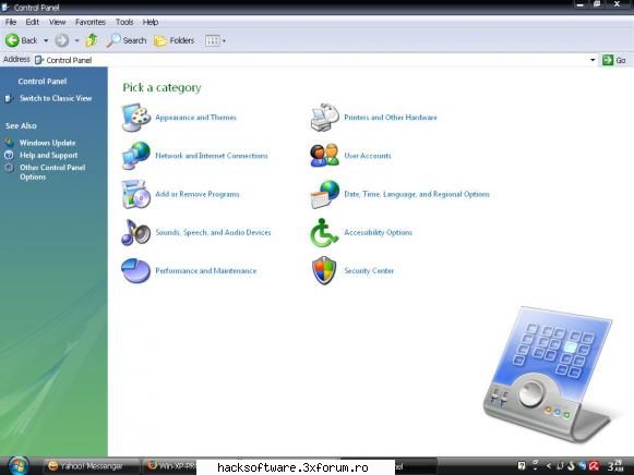 Win-XP-PRO-SP3-RC --VistaCG-Style - control panel... pentru a vedea poza pe mare dati - Sisteme de operare