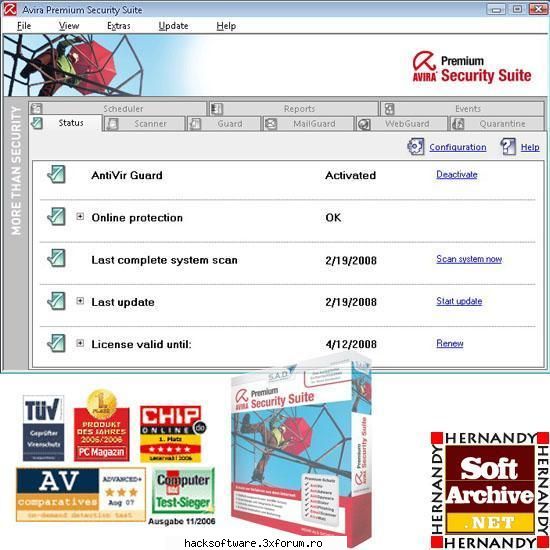 dupa parerea mea si din propria experienta va spun ca acesta este cel mai bun antivirus 
garantez