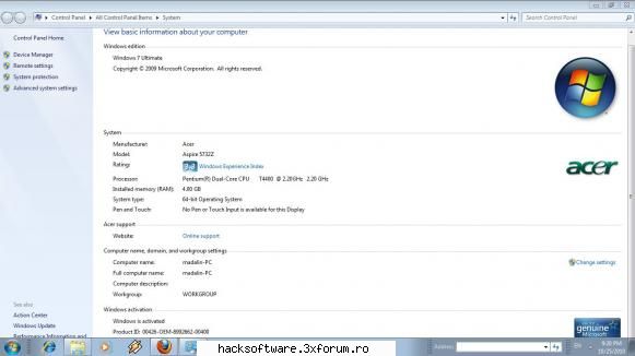 cum sa iti maresti RAM-ul scazand din hard disk - zeus - () () ()       Chestii interesante       () () ()